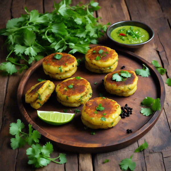 Spicy Boiled Potato Tikki