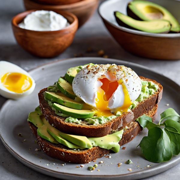 Savory Avocado Toast with Poached Egg