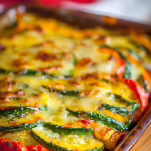 Three Cheese Zucchini Gratin