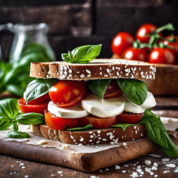 Healthy Italian Caprese Sandwich