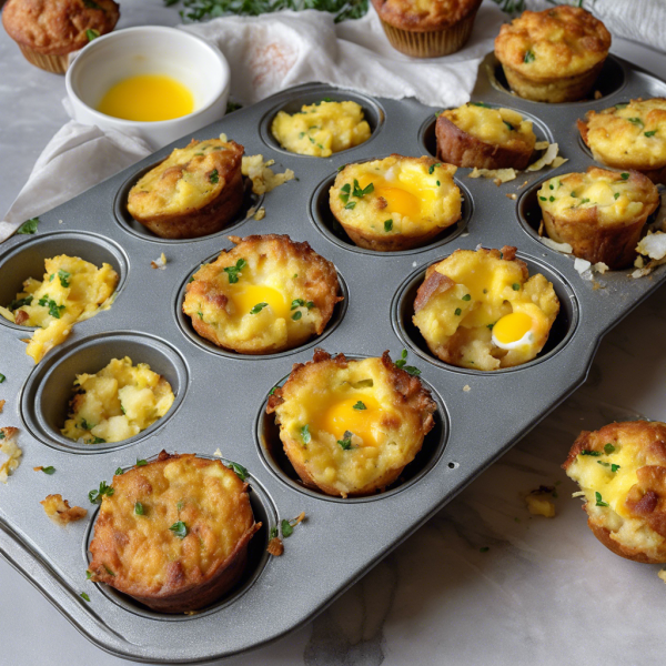 Savory Potato and Pork Egg Muffins