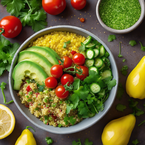 Protein-Packed Veggie Quinoa Bowl