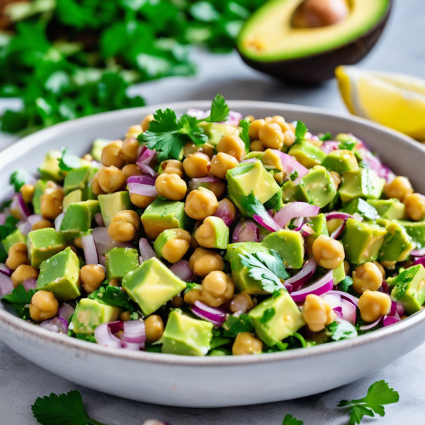 Crunchy Avocado and Chickpea Salad