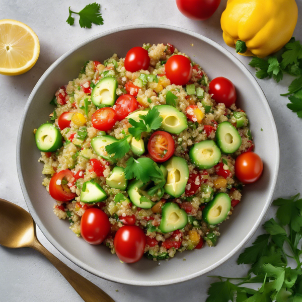 Zesty Quinoa Salad with Citrus Vinaigrette