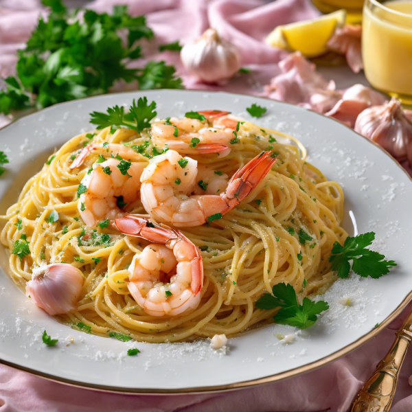 Garlic Butter Shrimp Pasta