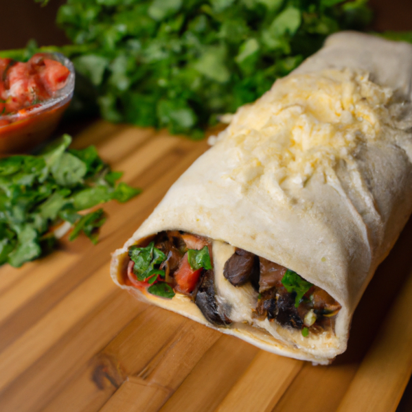 Mexican Bean Burrito Wrap