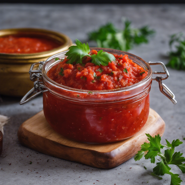 Nsima with Tomato and Onion Relish