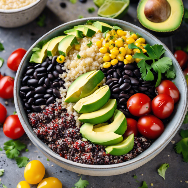 Savory Quinoa & Black Bean Bowl