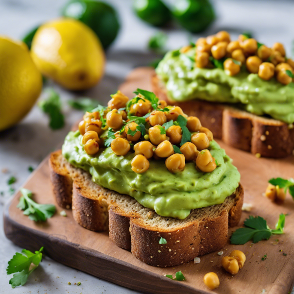 Spicy Chickpea Avocado Toast