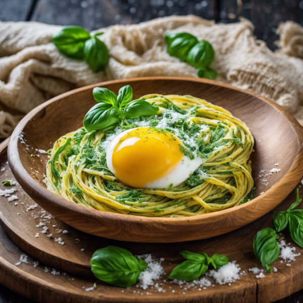 Herbed Egg Flour Pasta