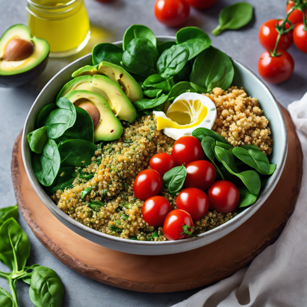 Quinoa and Spinach Power Bowl