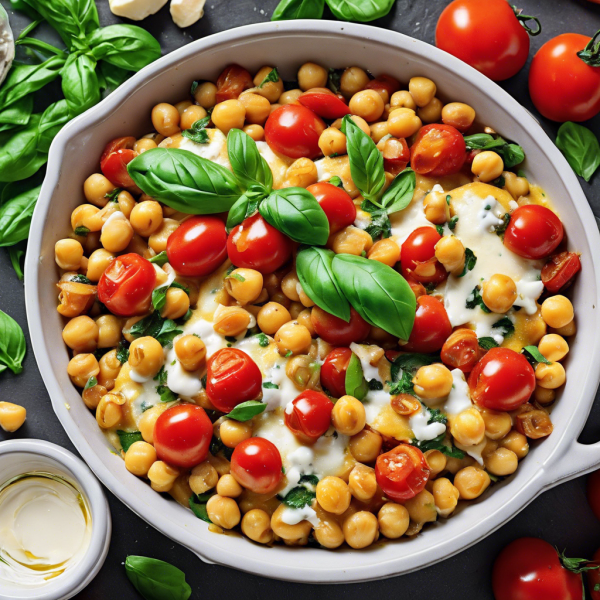 One-Pan Chickpea and Cheese Skillet