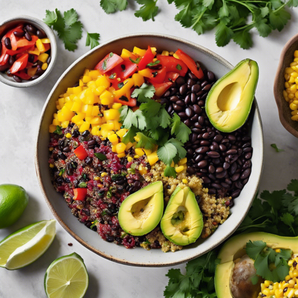 Spiced Bean and Quinoa Bowl