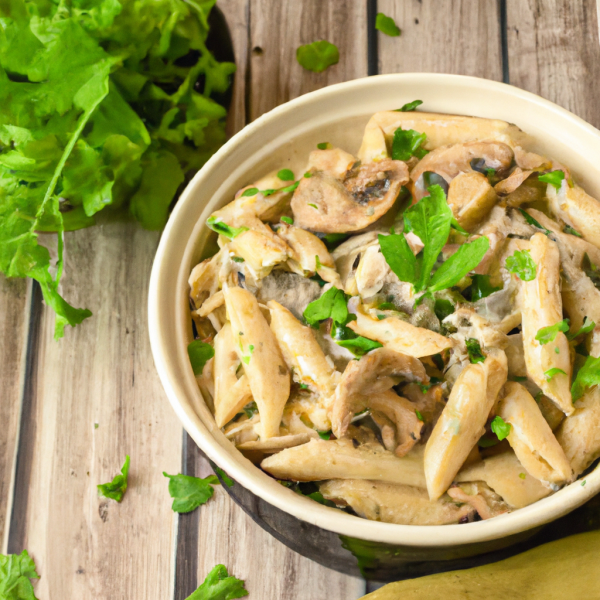  Creamy Mushroom Pasta 