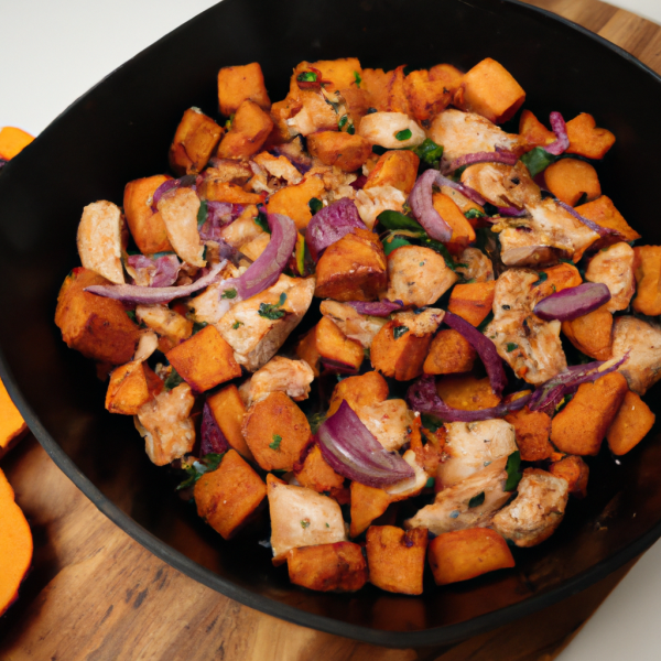 Turkey and Sweet Potato Skillet