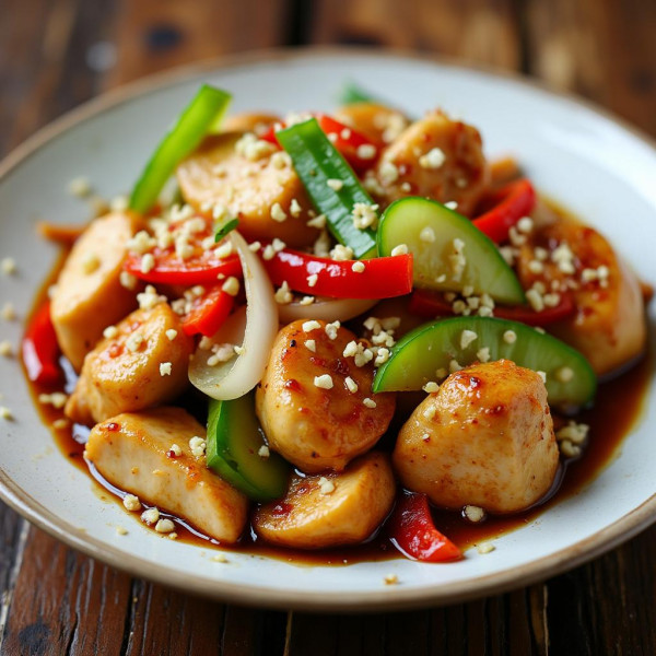 Pickle and Chicken Stir-Fry