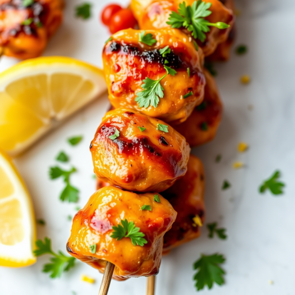 Spiced Yogurt Chicken Skewers