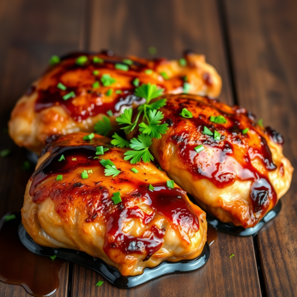 Coffee-Glazed Chicken Thighs