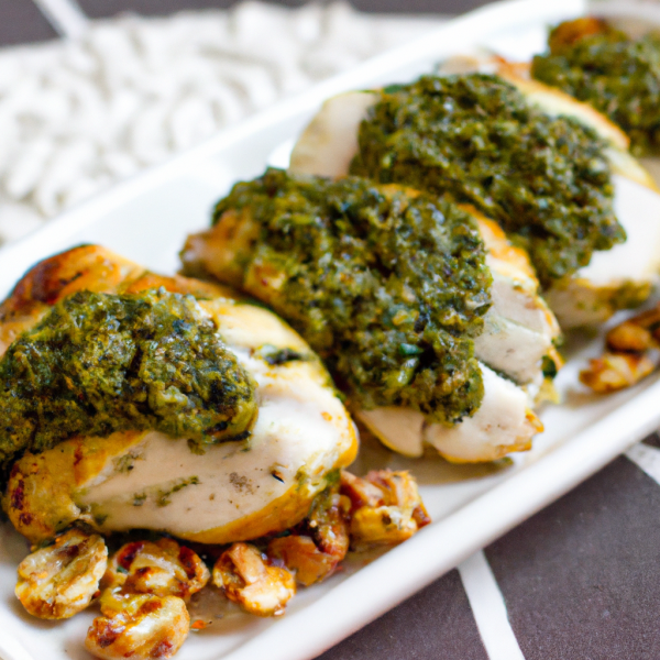 Pesto-Stuffed Chicken Breast