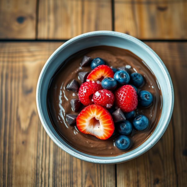 Decadent Chocolate Quinoa Bowl