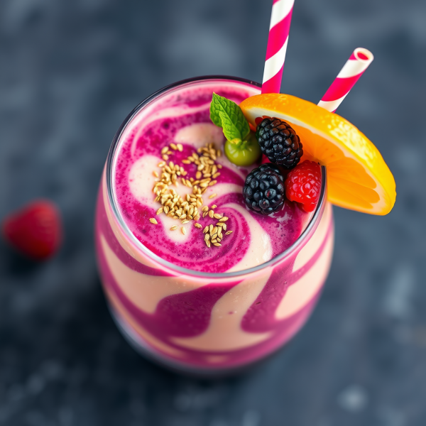 Tropical Berry Bliss Smoothie