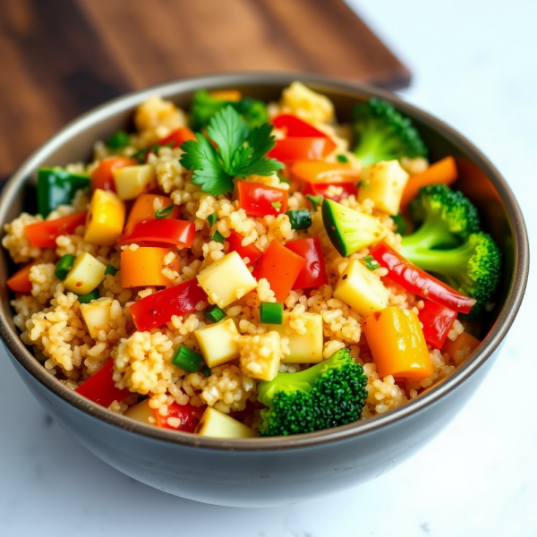 Savory Quinoa and Vegetable Stir-Fry