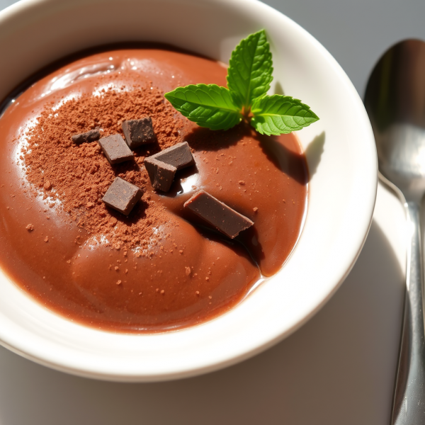 Cocoa Semolina Pudding