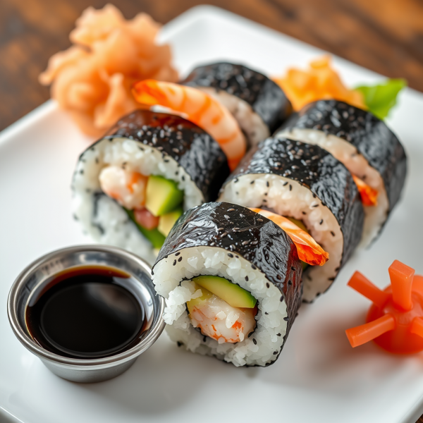 Shrimp Sushi Rolls