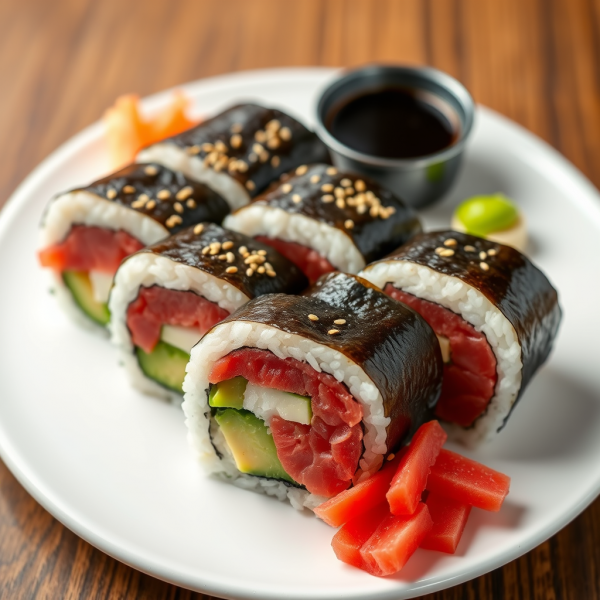 Sushi Tuna Avocado Roll