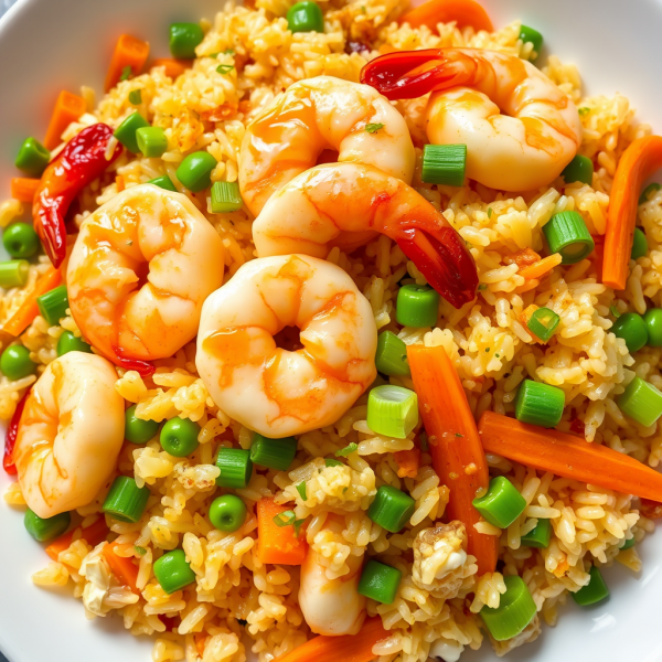 Garlic Shrimp Fried Rice