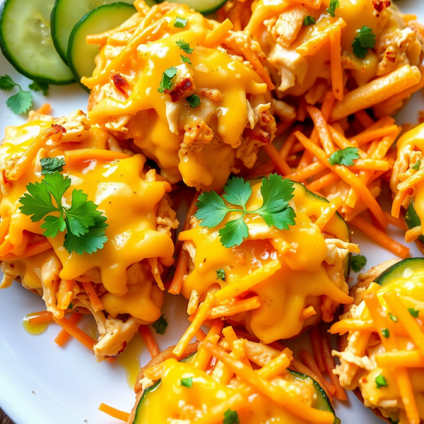 Cheesy Chicken and Veggie Snack Bites