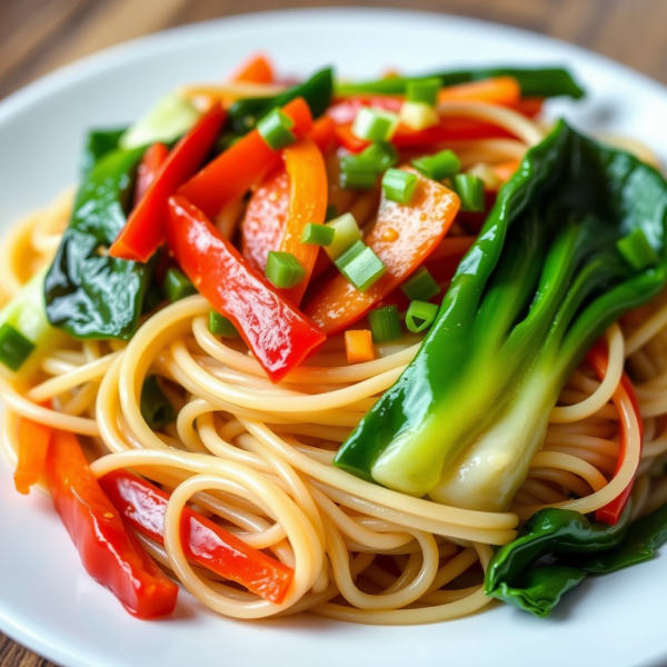 Quick Hong Kong Style Stir-Fried Noodles