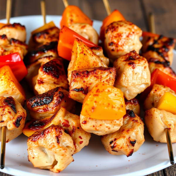 Spicy Grilled Chicken Kebab