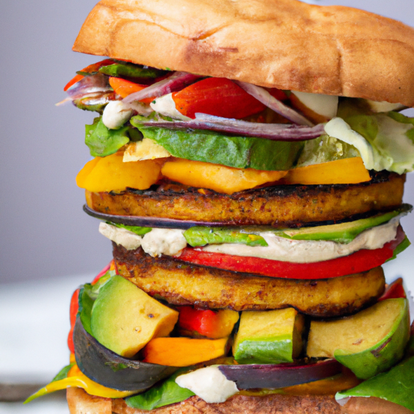 Veggie and Halloumi Burger