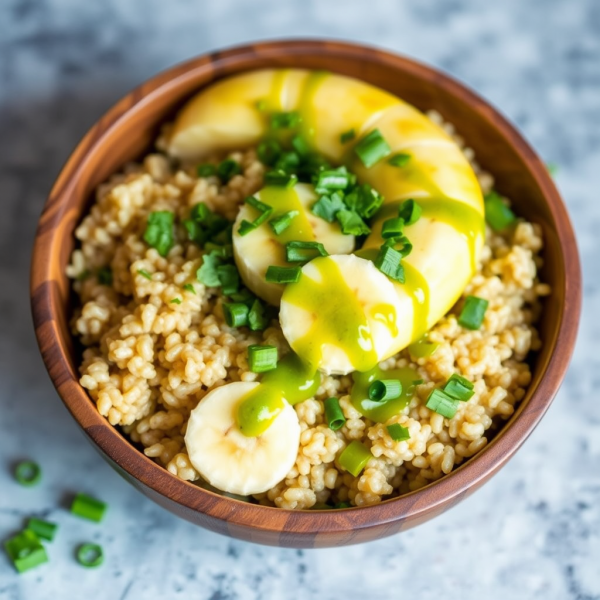 Savory Banana and Quinoa Bowl