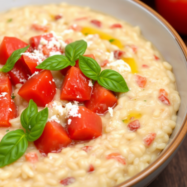 Tomato Basil Risotto