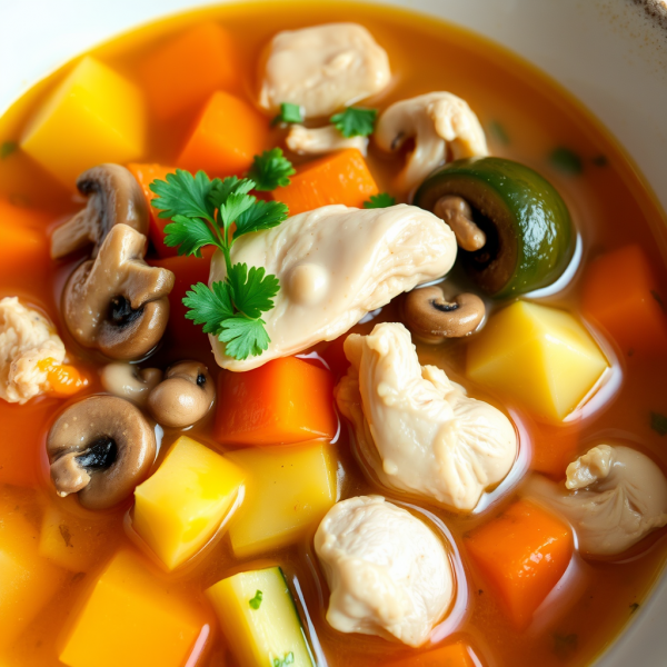 Hearty Chicken and Vegetable Soup