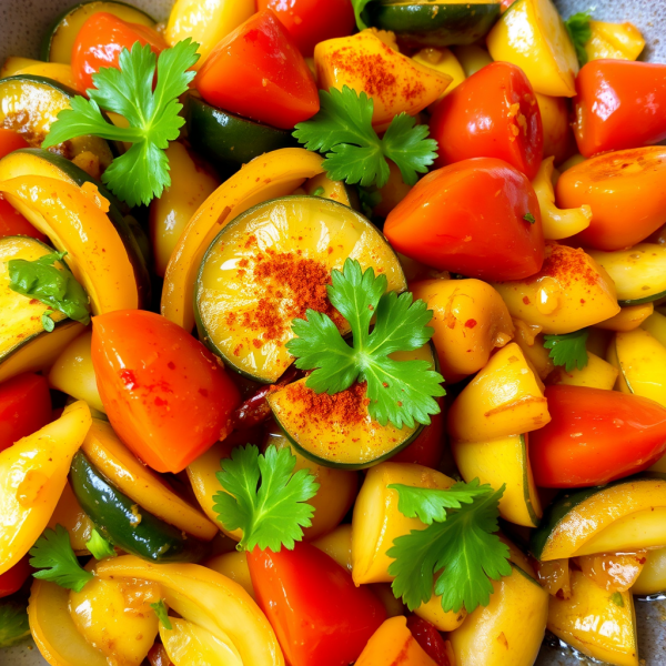 Bitter Gourd Stir-Fry with Tomato and Onion