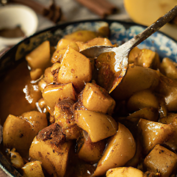 Arabic Spiced Apple Stew 