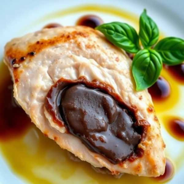 Chocolate Stuffed Chicken Breast