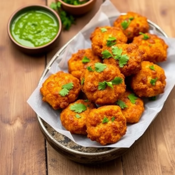 Crispy Paneer Pakoras