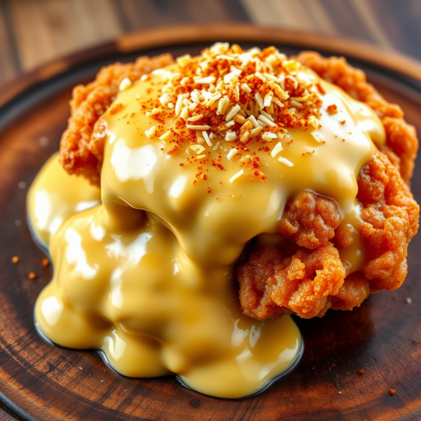 Crispy Cheesy Fried Chicken Delight