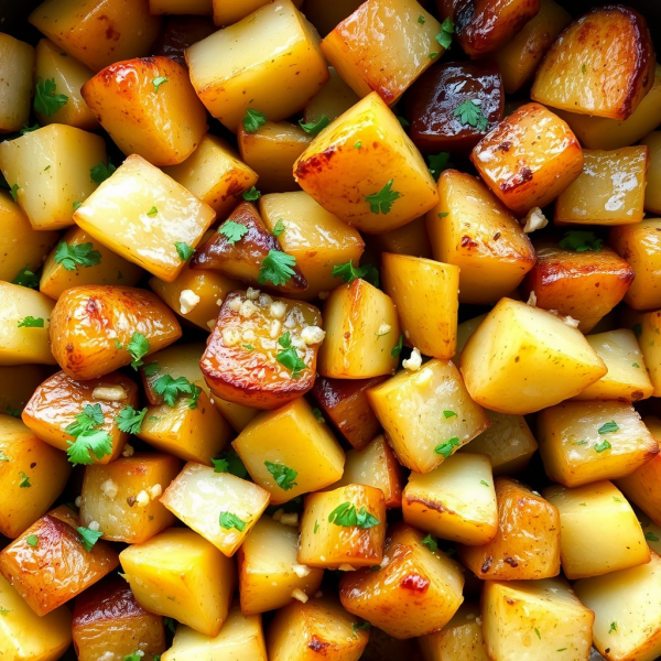 Garlic Herb Potato Skillet