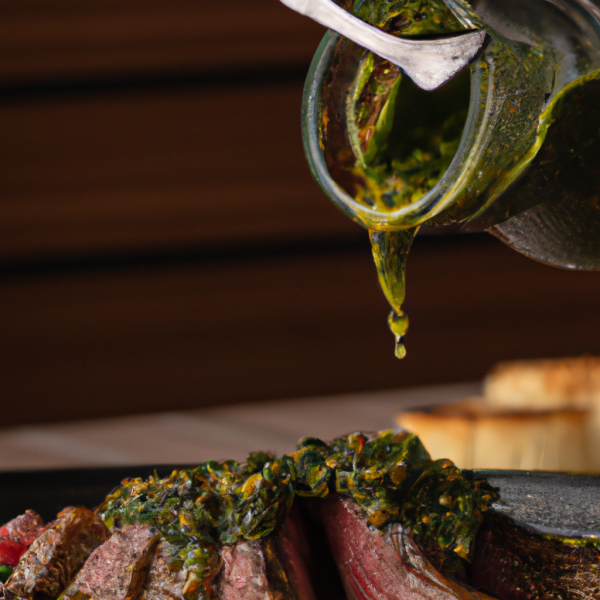 Argentinian Grilled Steak with Chimichurri