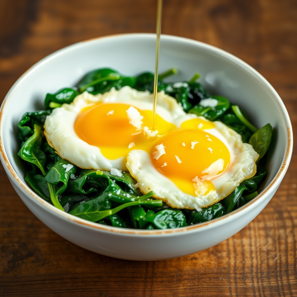 Savory Egg and Spinach Breakfast Bowl