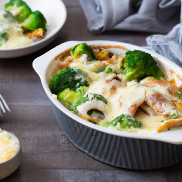 Cheesy Chicken Broccoli Bake