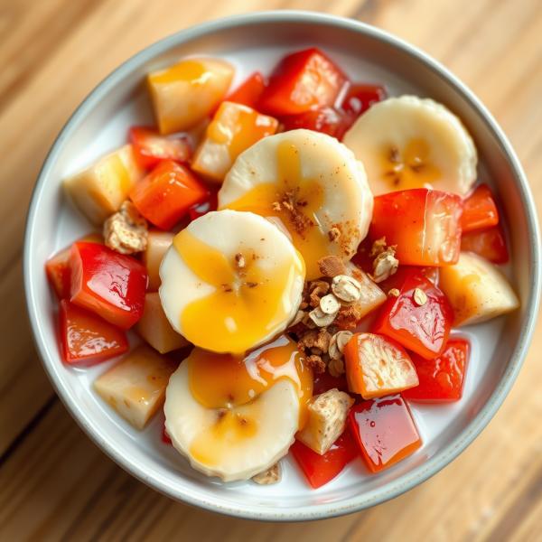 Nepalese Apple-Banana Breakfast Bowl