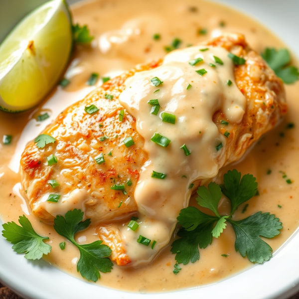 Creamy Coconut Cilantro-Lime Chicken