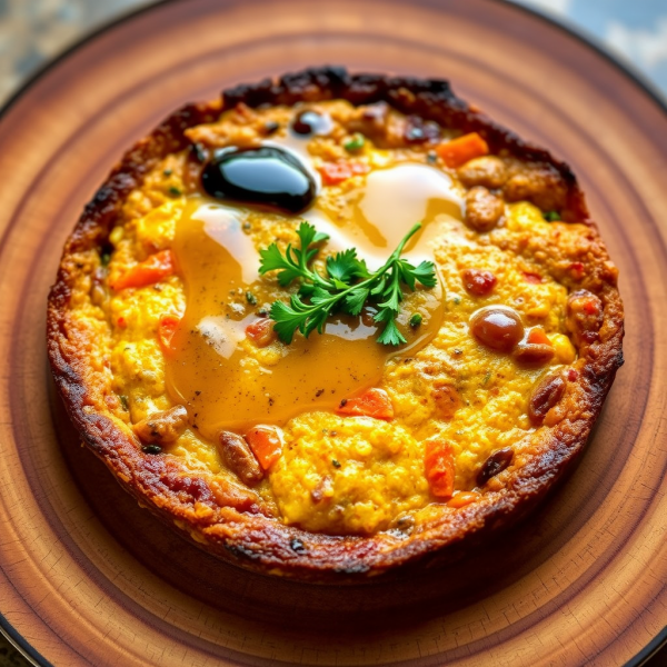 Ginger Coffee Carrot Frittata