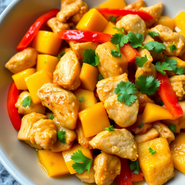 Mango Chicken Stir-Fry